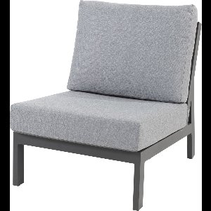 Gigi middenelement antraciet met 2 kussens