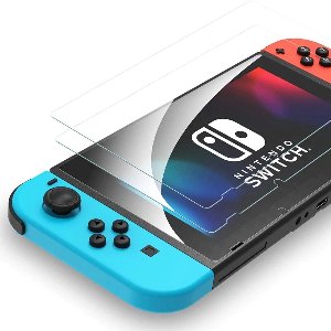Gadgetpoint - Premium Screen Protectors - 9H Glas - Sapphire Technologie - 0.3mm Slim Design - 2 Stuks - Geschikt voor Nintendo Switch - Transparant