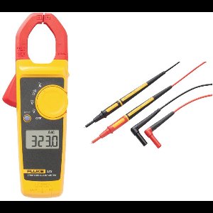 Fluke FLK-323/TL175 Stroomtang – Multimeter Digitaal CAT III 600 V, CAT IV 300 V – Weergave (counts): 4000