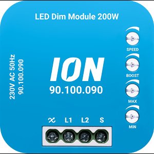 TOUCH TRIAC LED DIMMER | 0.3-200 WATT | ION INDUSTRIES