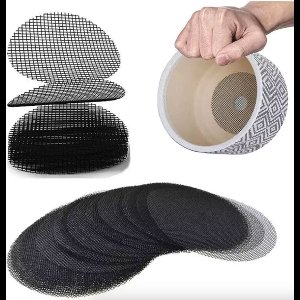 Hiden - Planten Mesh Pads - Plantenbak - Plantenpot - Bodem pads - Hydrokorrels pad - Potgrond - 10 stuks