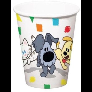 Woezel en Pip Bekers - Kartonnen bekers - 8 Stuks