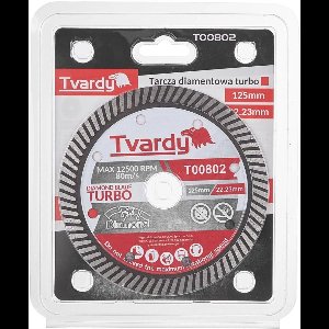 Tvardy Diamantschijf turbo - 125 mm - veelzijdig snijden - hoge snelheid