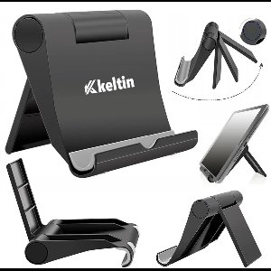 Keltin Universele telefoon- en tablethouder - verstelbare hoek - duurzaam plastic - veelzijdig gebruik