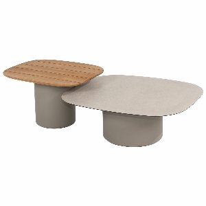 Taste by 4 Seasons Demi loungetafels 50x60 cm en 70x80 cm cloud - set van 2