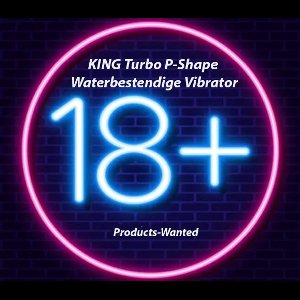 KING Turbo P-Shape Waterbestendige Vibrator in Nude Kleur