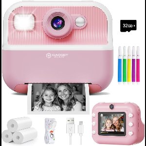 Digitale Kindercamera HD 1080P met 32GB Geheugenkaart - Met Selfie Camera - Fototoestel voor Kinderen - Kinderfototoestel - Speelgoedcamera