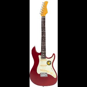 Sire S3N CAR New Gen Larry Carlton elektrische gitaar – S-Style, metallic rood, stainless steel frets