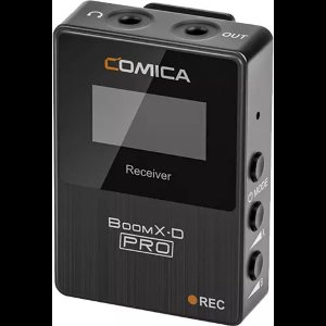 Comica Audio BoomX-D RX Dual-Channel digitale draadloze ontvanger voor spiegelloze/DSLR-camera's (2,4 GHz)