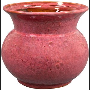 Ter Steege Bloempot Rood-Paars D 24 cm H 21 cm