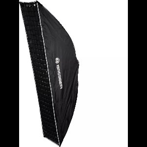 Bresser Softbox - Quicklock - 35x160cm - Zwart - Bowens Speedring - Grid - 2 Diffuus doeken - Draagtas