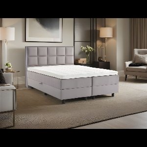 BSS Bedding Vlinder - Boxspring - Complete Boxspring - 160x200 - Boxspring met Opbergruimte - Slaapkamerbed - Bedden - Bed Set - 1 x Matras met Topper - 2 x Bedbox - 1 x Hoofdbord