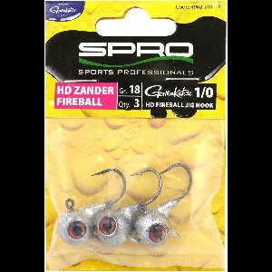 SPRO - Jigkoppen HD Zander Fireballs - SPRO