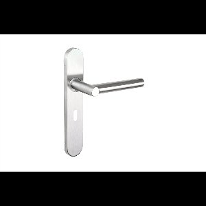 Lavuzo deurkruk Grosetto RVS met afgerond schild SL56 | Per set | Deurklink met schild