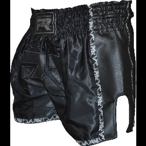 Punch Round Muay Thai Shorts Dull Carbon Camo