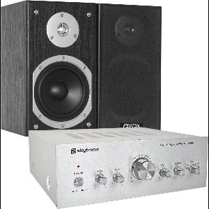 SkyTec 140W HiFi set met versterker, speakers en kabels