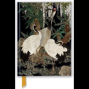 Ashmolean: Cranes, Cycads and Wisteria by Nishimura So-zaemon XII (Foiled Journal)