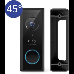 SmarThuis - Hoekbeugel geschikt voor EUFY 2K - hoekbeugel van 45 graden - inclusief montage materiaal - sterk en milieubewust