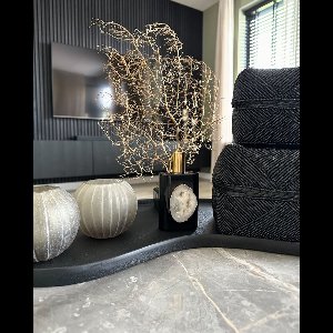 Luxe Interieurparfum | Huisparfum | Met Bergkristal Amber 100 ML | Toussaint Interieur | Edelsteen