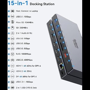 Equivera Docking Station - Docking Station Laptop - Docking Stations - Dockingstation