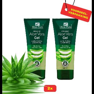2 x Aloe Pura Aloe Vera Gel 200ml - Voordeelverpakking