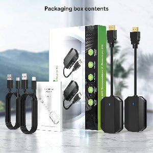 Xcruiser Draadloze Hdmi-Compatibele Videozender En Ontvanger Kit, Home Audio Adapter, Tv Stick, Hd Projector Extender, Display Dongle