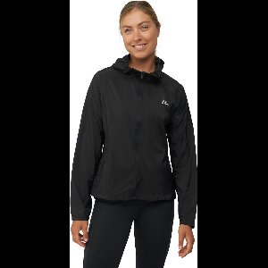 DANISH ENDURANCE Windjack - Outdoorjas - Lichtgewicht - Ademend - Dames - Zwart - Maat XL