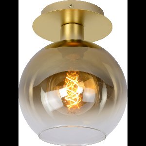 Lucide MARIUS - Plafonnière (Plafondlamp) - 1xE27 - Mat Goud / Messing