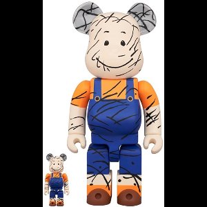 400% & 100% Bearbrick Set - Pigpen (Peanuts)