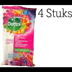Dettol - Schoonmaakdoekjes - Kersenbloesem - 4 x 60 stuks