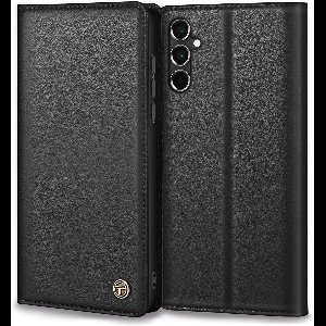 Zandarix Geschikt voor Samsung Galaxy A16 5G - Premium Lederen Hoes - Portemonneehoesje - Inklapbaar - Standfunctie - Book Case Hoesje - Zwart