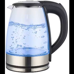 Teffo Waterkoker met LED-verlichting (1,8L - Zwart)