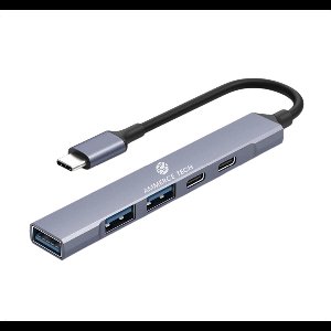 Ammerce Tech® - USB C Hub - 5 in 1 Hub - USB-C Opladen - USB 3.0 - Splitter - Universeel - Voor Macbook/Windows laptops