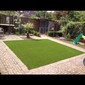 Kunstgras - grastapijt - 4 m x 1 m - 30 mm Poolhoogte - Hoogwaardige kunstgras / grasrol voor Tuin en Balkon ( summer )