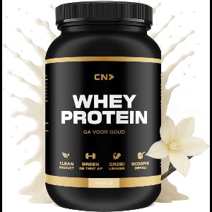 CN Supplements Whey Protein - Vanille - Eiwitpoeder - Eiwitshake - 1000 gram - 28 Shakes
