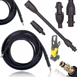 Hogedrukslang 10m Click-Click Kärcher K2 K3 K4 K5 K6 K7 + Vario lans verstelbaar voor hogedrukreiniger