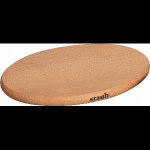 Staub Onderzetter - Magnetisch  - Ovaal - hout - 21 x 15 cm