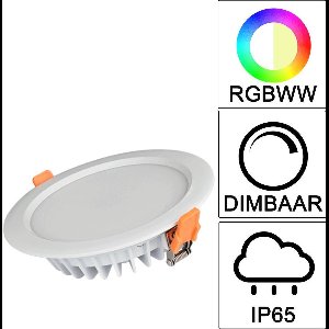 RGBWW led inbouwspot down light 15 Watt