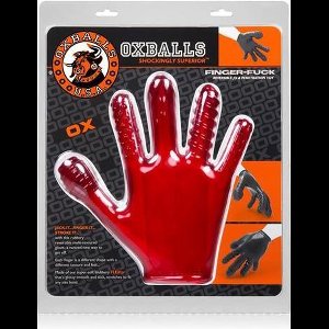 Finger Fuck Handschoen - Rood