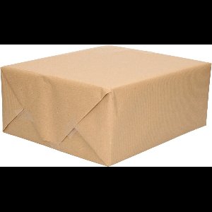2x decoris inpakpapier / cadeaupapier - gerecycled kraft papier- bruin - 200 x 70 cm - hobby kraftpapier