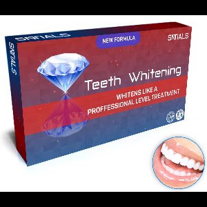 SNTIALS - Tanden Bleek Strips - 14 Stuks Tandenbleek Strips - Teeth Whitening Strips - Wittere Tanden - Zonder Peroxide - Tanden Strips - Tandenblekers - Tandenbleek set - Cadeau
