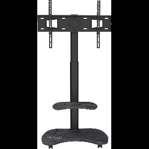 Nevolis Stellar TV Stand Roll-Up Wooden Board 32-70 Inch TVs Height Adjustable Swivel Trolley Wheels 45 kg Universal Stand Max. VESA 600 x 400 .