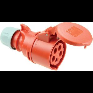 PC ELECTRIC Euro koppelingsstopcontact Shark 5-polig 32 ampère IP44, 225-6