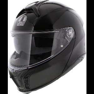 AGV Tourmodular motorhelm mono glans zwart systeemhelm L
