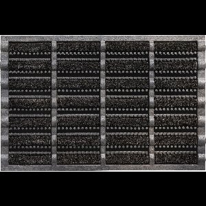 deurmat - borstelmat - mudbuster - 60 x 40 cm - zwart