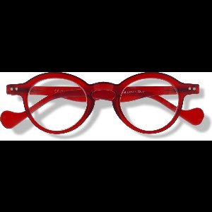 Noci Eyewear RYCR336 leesbril Morris +3.00 - Mat rood - incl. opbergzakje