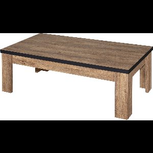 Belfurn - Salontafel Eunice in decor mango bruin en zwart