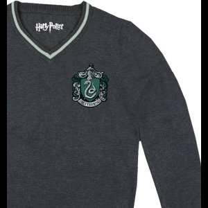 Harry Potter - Slytherin Heren Antraciet Trui - L