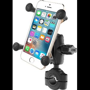 X-grip smartphone stuurmontage RAM Mounts met korte arm tot ø25,4 mm