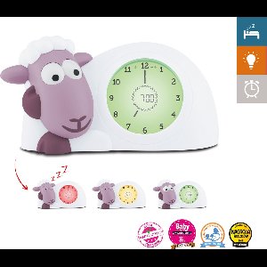 Zazu Sam Slaaptrainer Schaap Paars Kinderwekker